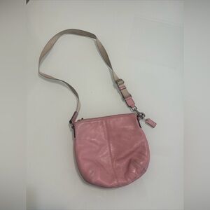 Coach Pink Crossbody Purse Pouch Vs13 Leather